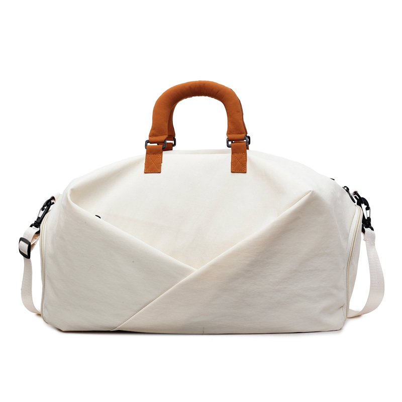 Transit Duffel – Soft-sided travel duffel, Cream – custom OEM bag by NORYAQ