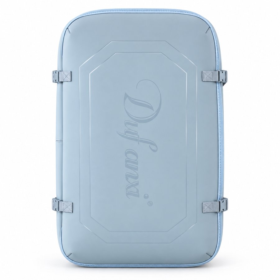 Cabin Travel Case – Embossed hard-shell case, Light Blue – custom OEM bag by NORYAQ