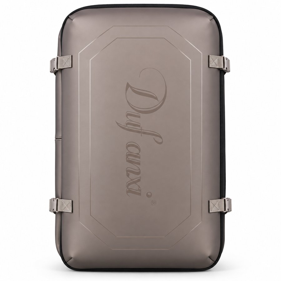 Cabin Travel Case – Embossed hard-shell case, Taupe – custom OEM bag by NORYAQ