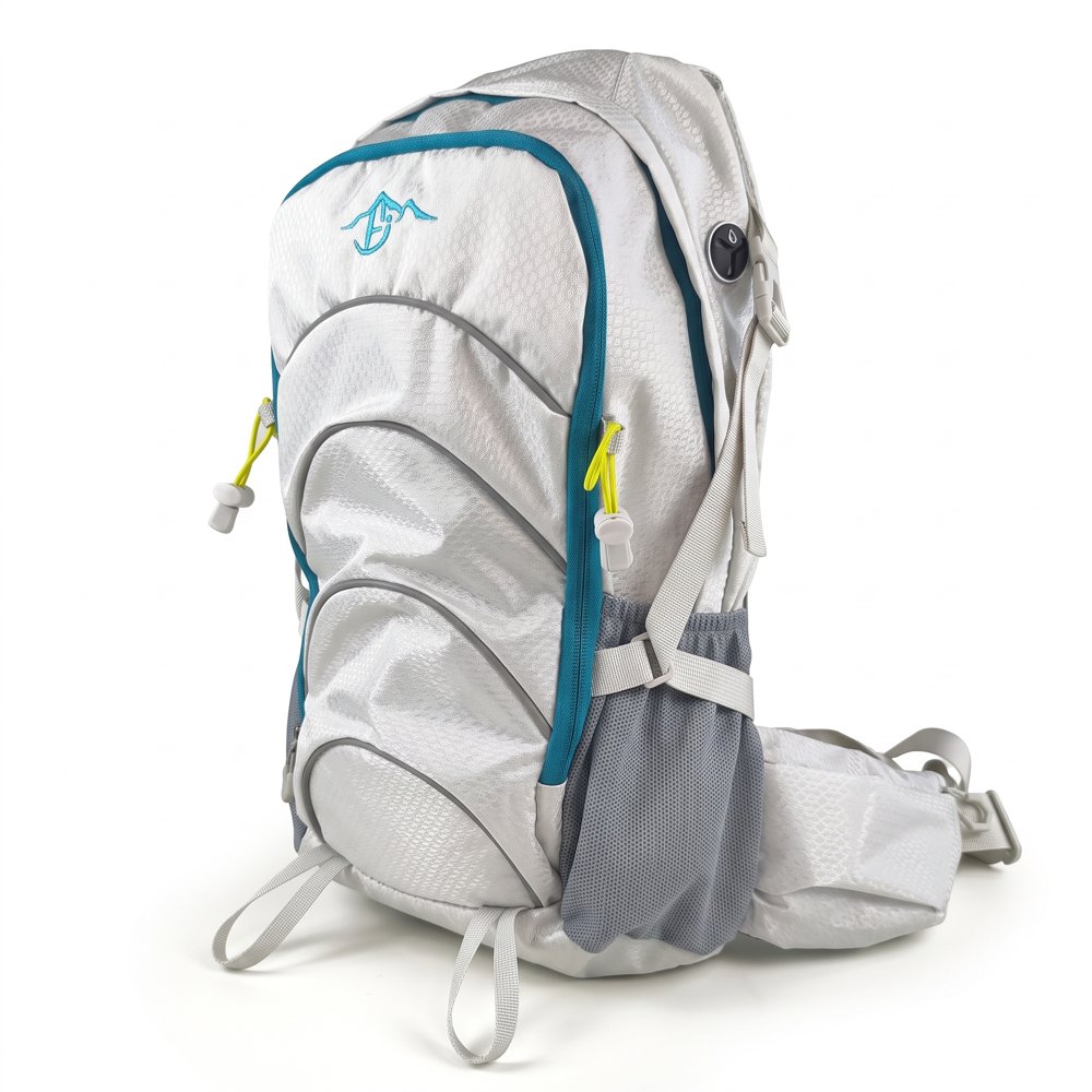 Trail Daypack – Lightweight mountain pack, White – custom OEM bag by NORYAQ
