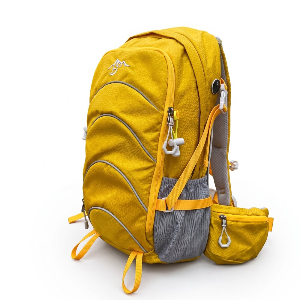 Trail Daypack – Lightweight mountain pack, Yellow – custom OEM bag by NORYAQ