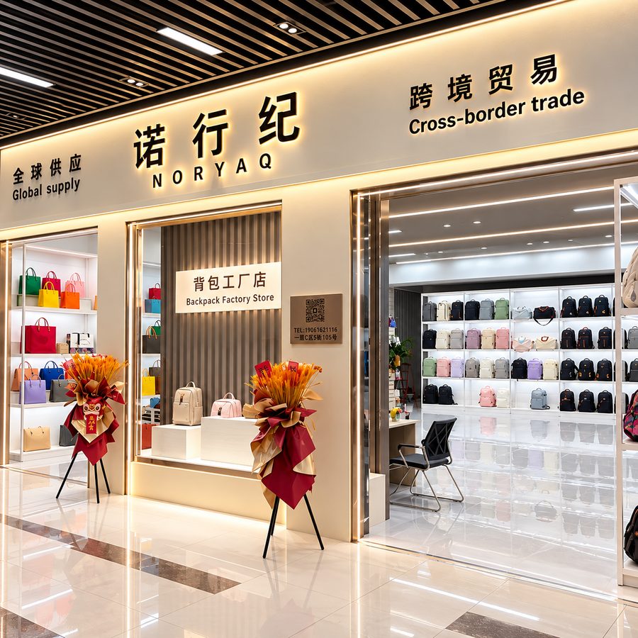 NORYAQ bag showroom and factory store
